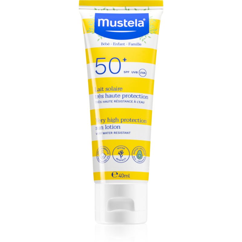 Mustela Family SPF 50+ protectie solara pentru copii SPF 50+ 40 ml