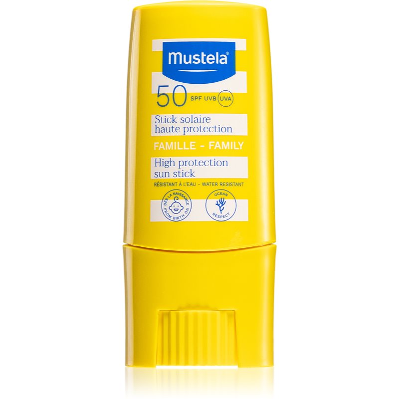 Mustela Sun High Protection Sun Stick stick plaja SPF 50 9 ml