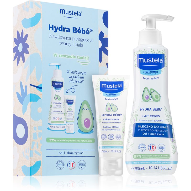 Mustela Bébé Hydra Bébé Set set cadou pentru nou-nascuti si copii