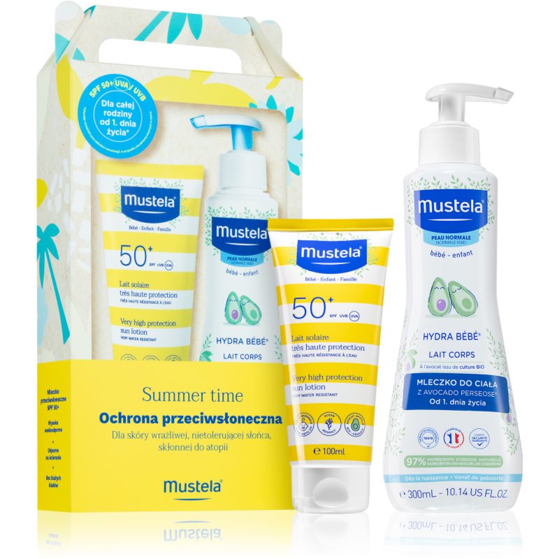 Mustela Bébé Summer Time Set set cadou pentru nou-nascuti si copii