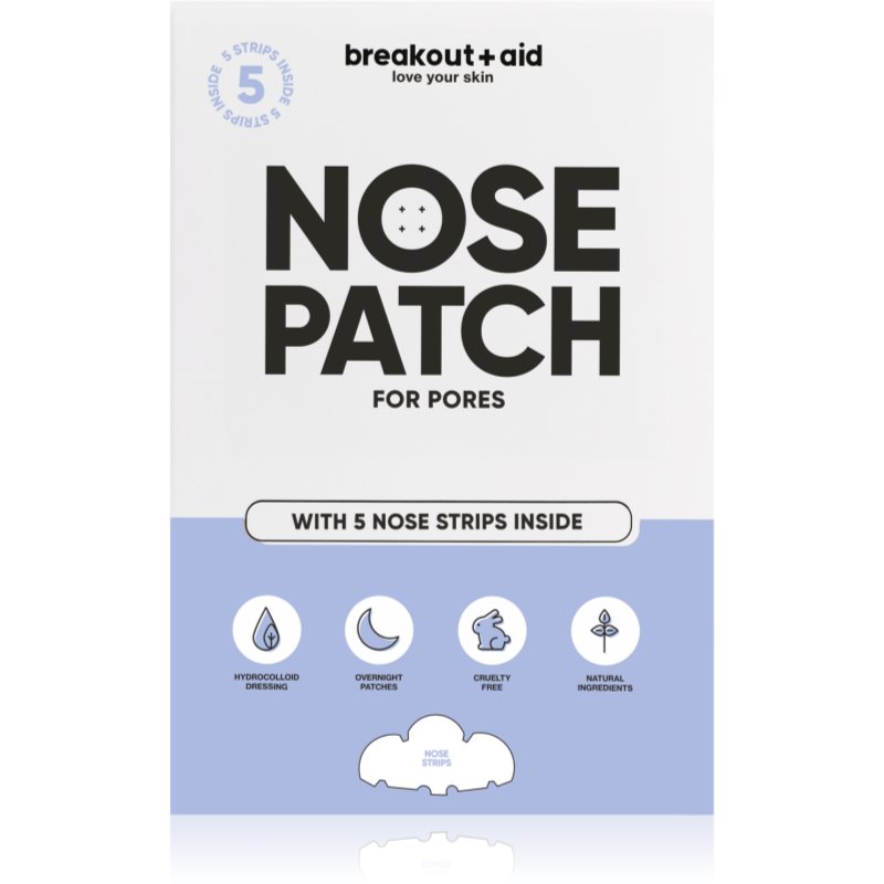 My White Secret Breakout + Aid Nose Patch plasture de curatare pentru pori dilatati 5 buc