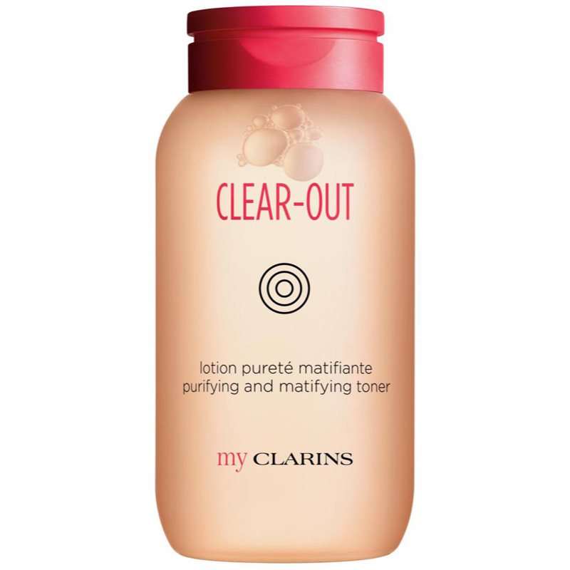 Clarins My Clarins Clear-Out Purifying And Matifying Toner tonic pentru curățare, cu efect de matifiere 200 ml