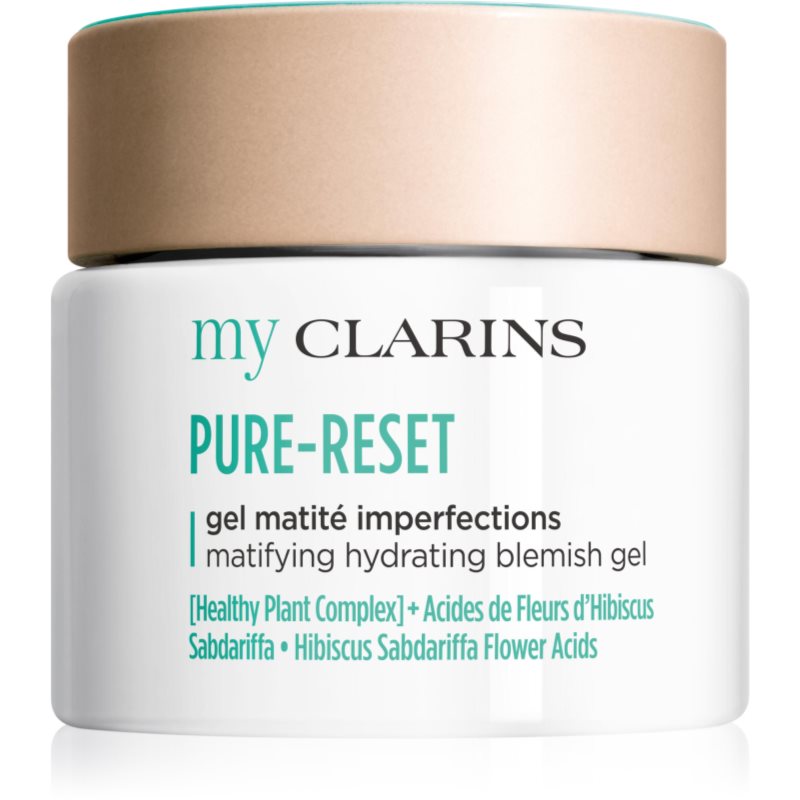 Clarins My Clarins Pure-Reset Matifying Hydrating Blemish Gel gel matifiant pentru pielea cu imperfectiuni 50 ml