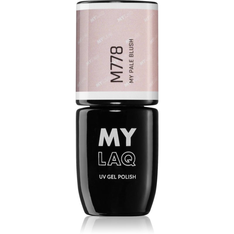 MYLAQ UV Gel Polish lac de unghii sub forma de gel culoare My Pale Blush 5 ml