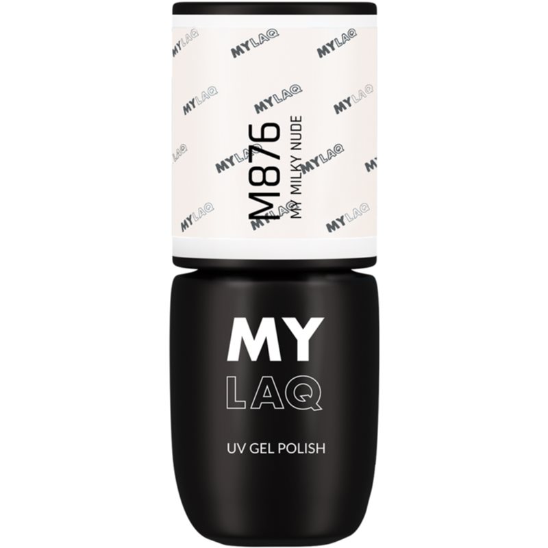 MYLAQ UV Gel Polish lac de unghii sub forma de gel culoare My Milky Nude 5 ml