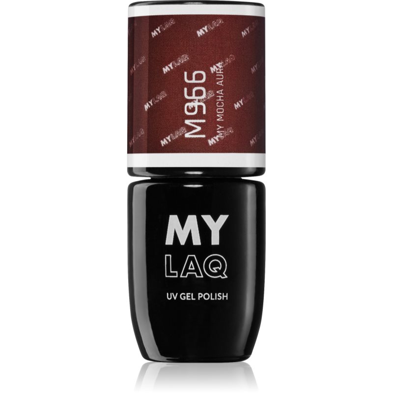 MYLAQ My Aura lac de unghii sub forma de gel culoare My Mocha Aura 5 ml