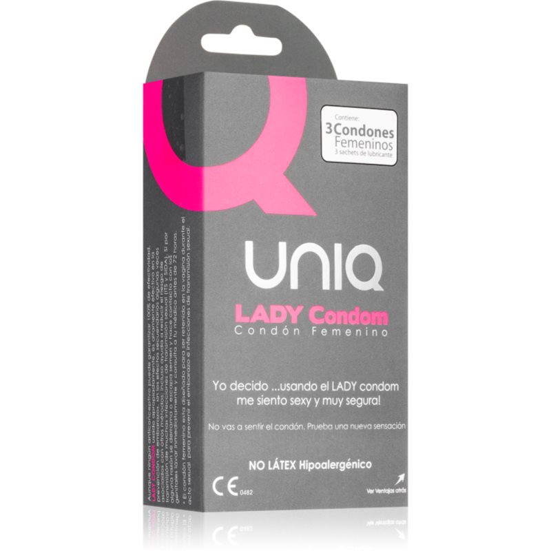 Uniq Lady prezervativ feminin 3 buc