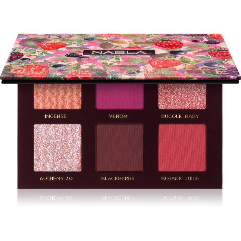 NABLA Cosmetics Cutie Palette paletă cu farduri de ochi culoare Wild Berry 8 g