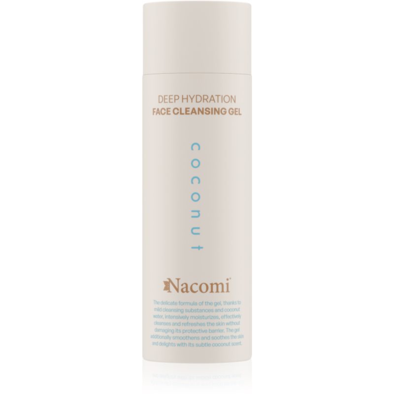 Nacomi Deep hydration gel de curățare Coconut 140 ml