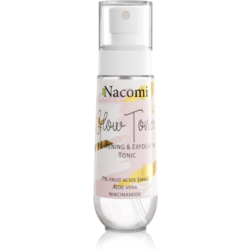 Nacomi Glow Toner solutie tonica cu efect de iluminare Cu AHA Acizi 80 ml