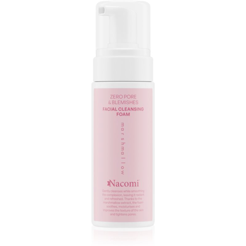 Nacomi Zero Pore & Blemishes spuma de curatat Marshmallow 150 ml