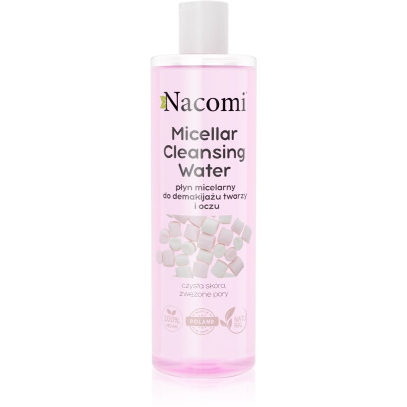 Nacomi Micellar Cleansing Water apa cu particule micele hidrateaza pielea si inchide porii 400 ml