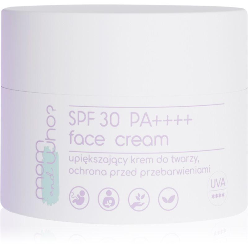 Nacomi Mom & Who cremă hidratantă pentru femeile gravide si care alapteaza SPF 30 50 ml