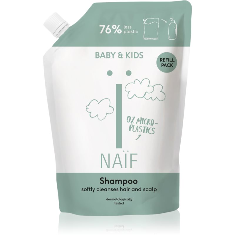 Naif Baby & Kids Shampoo sampon hranitor pentru nou-nascuti si copii Refil 500 ml