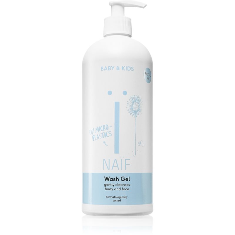 Naif Baby & Kids Wash Gel gel pentru spălarea și curățarea copiilor și a bebelușilor corp si fata 700 ml