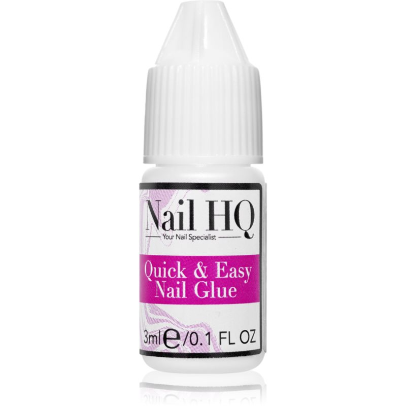 Nail HQ Quick & Easy Nail Glue adeziv pentru unghii 3 ml