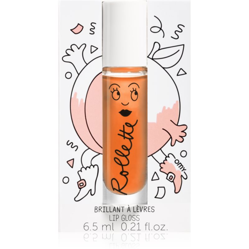 Nailmatic Kids Rollette lip gloss pentru copii culoare Peach 6,5 ml