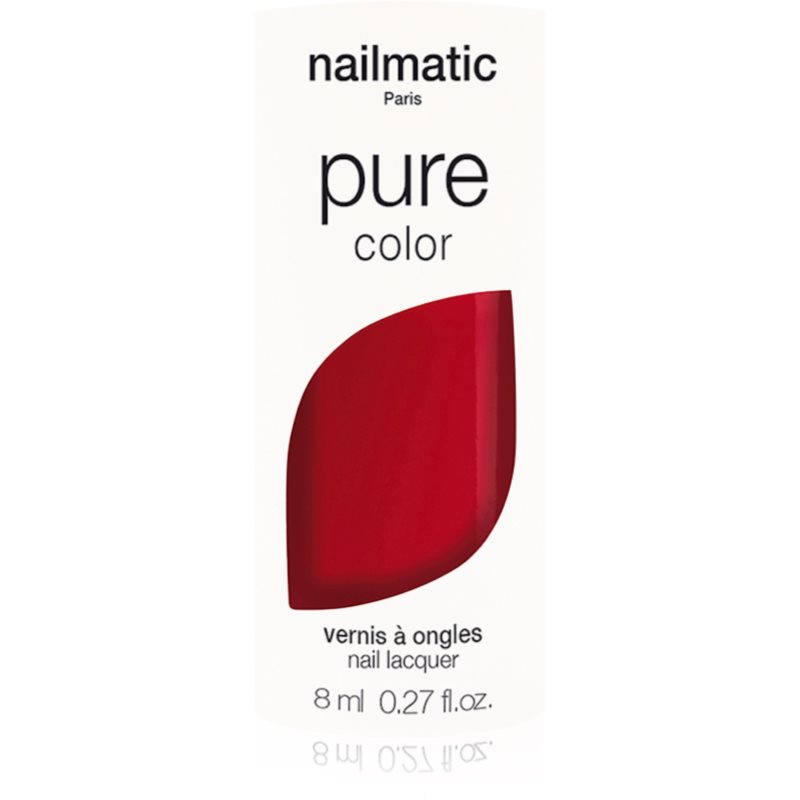 Nailmatic Pure Color lac de unghii DITA- Rouge Profond / Deep Red 8 ml