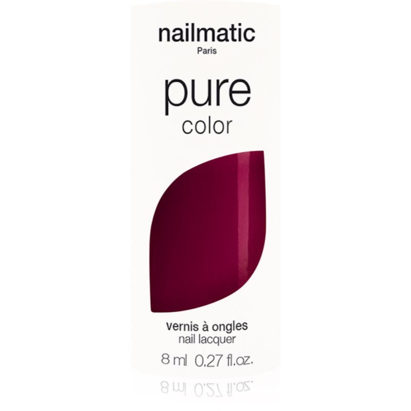 Nailmatic Pure Color lac de unghii FAYE-Bordeaux Red 8 ml