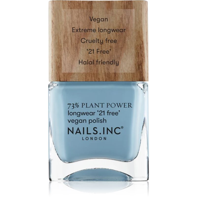 Nails Inc. Plant Power lac de unghii cu rezistenta indelungata culoare Clean To The Core 14 ml