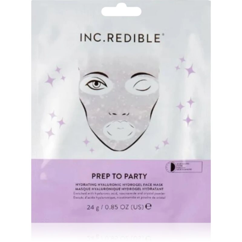 Nails Inc. INC. Redible Prep To Party mască hidrogel faciale 24 g Nails Inc. INC. Redible Prep To Party mască hidrogel faciale 24 g