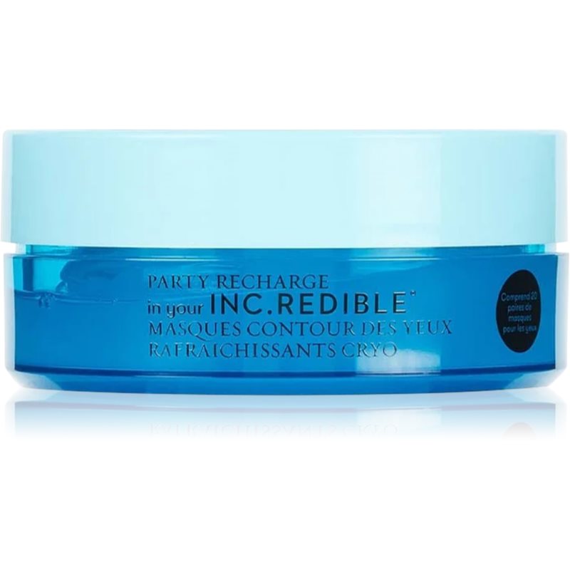 Nails Inc. Party Recharge masca hidrogel pentru ochi cu efect racoritor 20 pereche