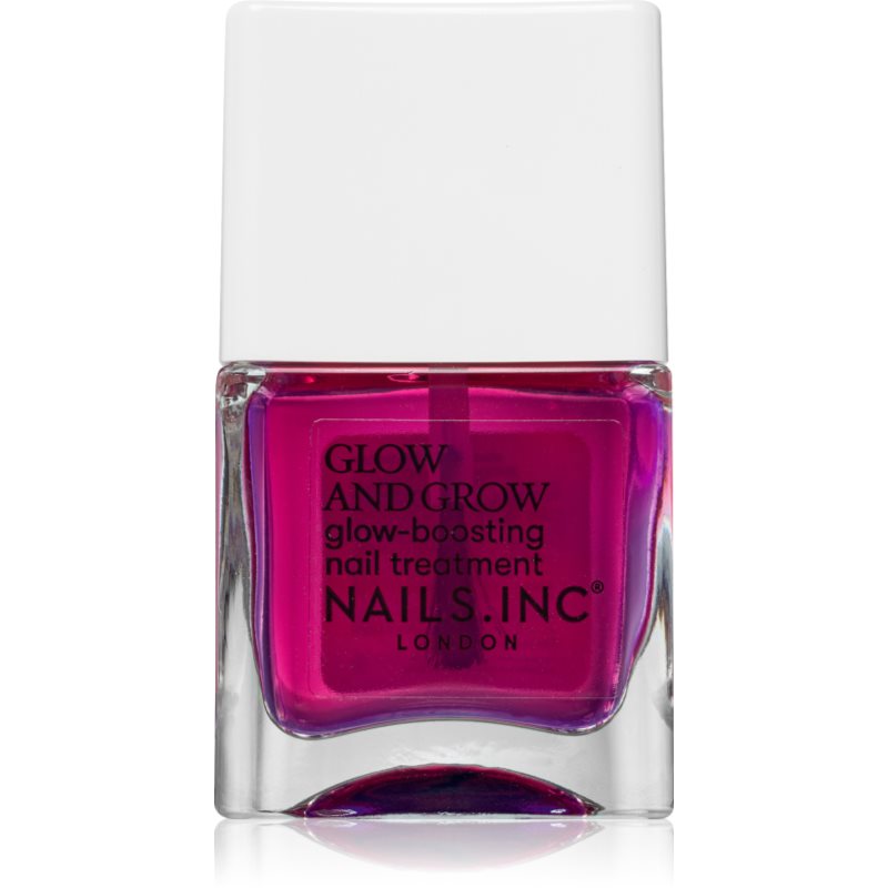 Nails Inc. Glow and Grow Nail Growth Treatment lac pentru intarirea unghiilor 14 ml