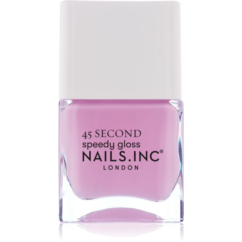 Nails Inc. 45 Second Speedy Gloss lac de unghii cu uscare rapida culoare Ready for Richmond 14 ml