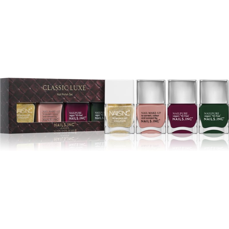 Nails Inc. Classic Luxe set de lacuri de unghii