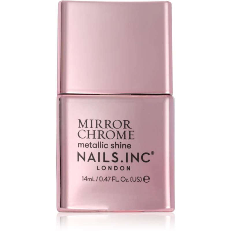 Nails Inc. Mirror Chrome lac de unghii lucios culoare Youre being Chromatic 14 ml