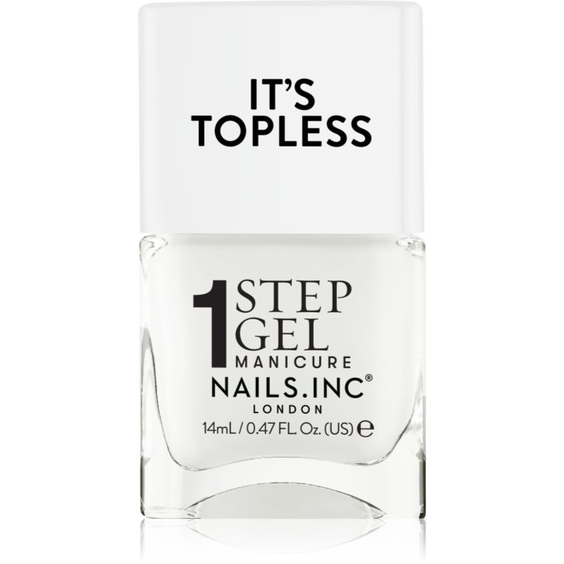 Nails Inc. It’s Topless Gel-Nagellack für einen langanhaltenden Effekt Farbton Emma 14 ml
