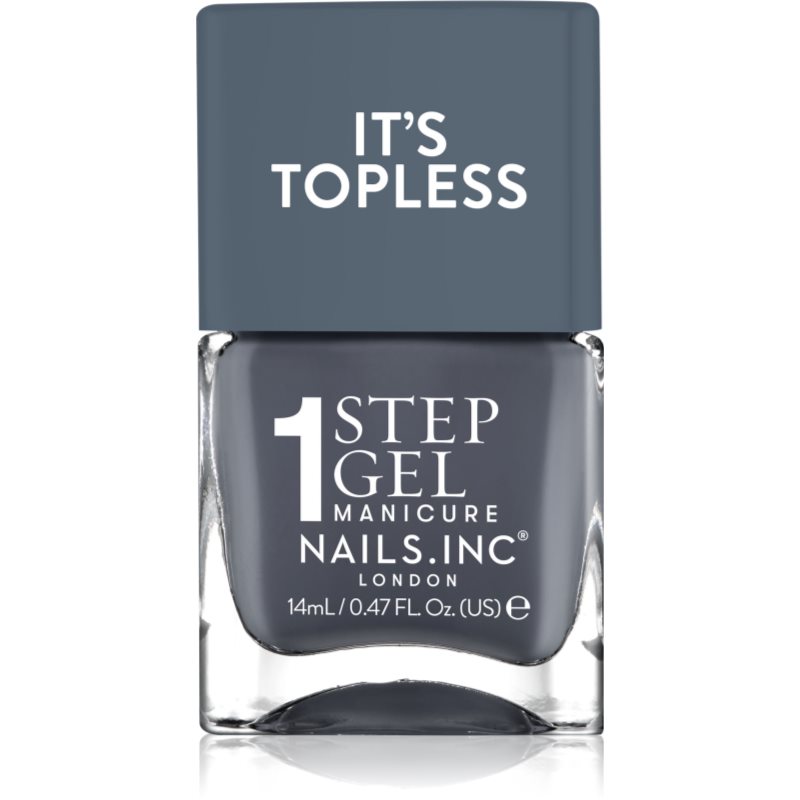 Nails Inc. It’s Topless lac de unghii sub forma de gel pentru un efect de lunga durata culoare Emily 14 ml