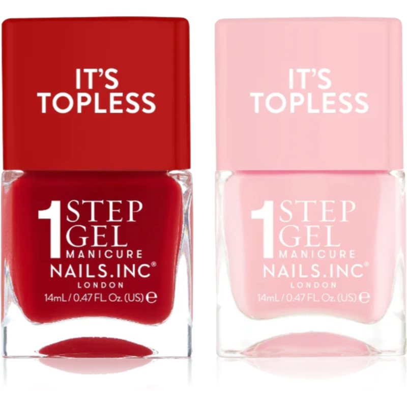 Nails Inc. It’s Topless Duo Set set de lacuri de unghii