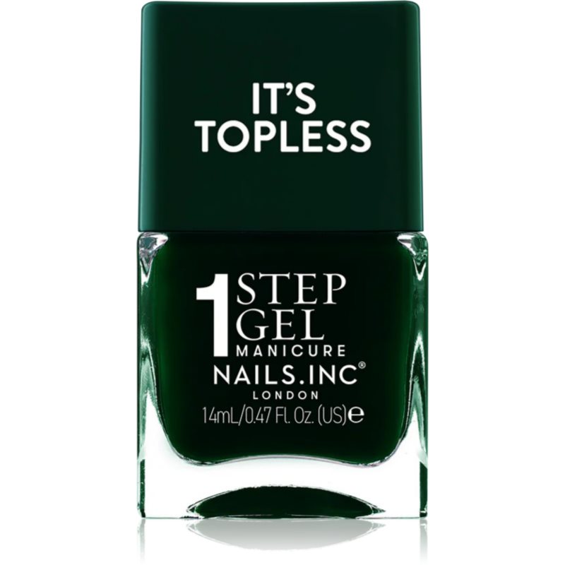 Nails Inc. It’s Topless lac de unghii sub forma de gel pentru un efect de lunga durata culoare Jasmine 14 ml