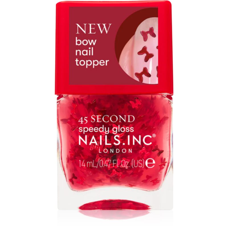 Nails Inc. 45 Second Speedy Gloss lac de unghii cu uscare rapida culoare Bonnie 2x14 ml