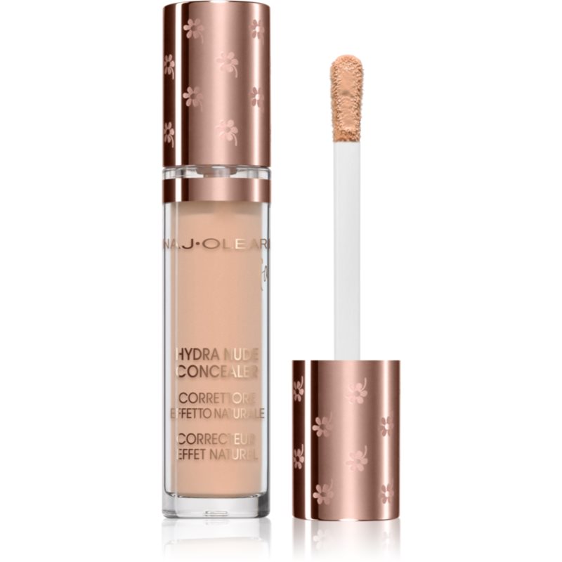 Naj Oleari Hydra Nude Concealer corector lichid cu efect de hidratare pentru femei 02 Beige 4 ml