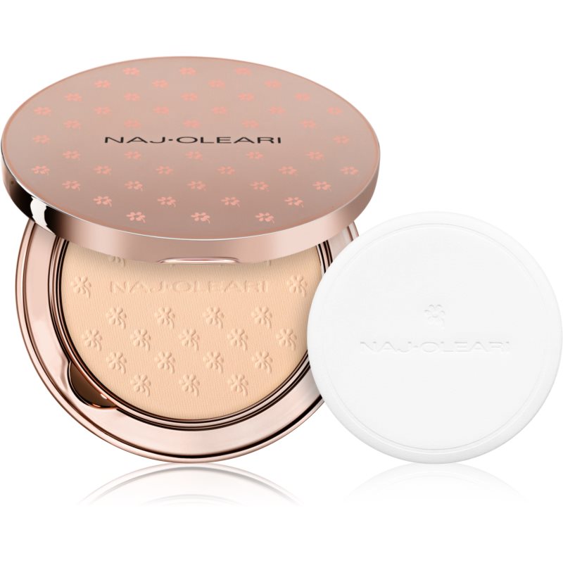 Naj Oleari Skin Caress Pressed Powder pudra compacta cu efect matifiant pentru femei 02 Peach Pink 9.5 g