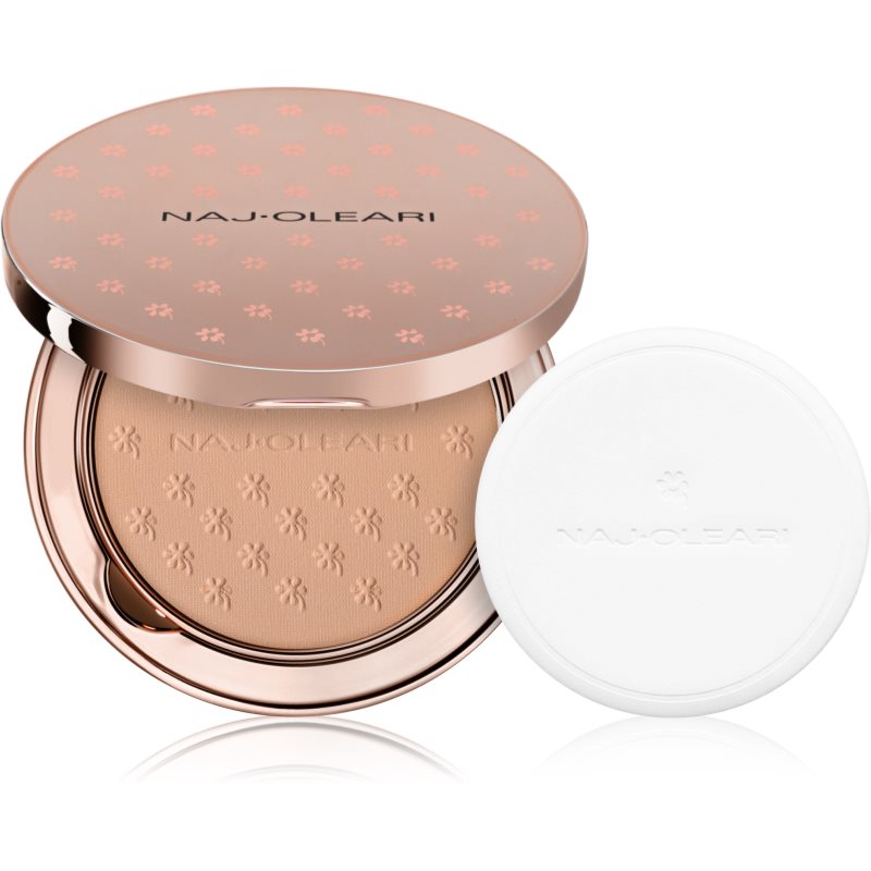 Naj Oleari Skin Caress Pressed Powder pudra compacta cu efect matifiant pentru femei 03 Sienna 9.5 g