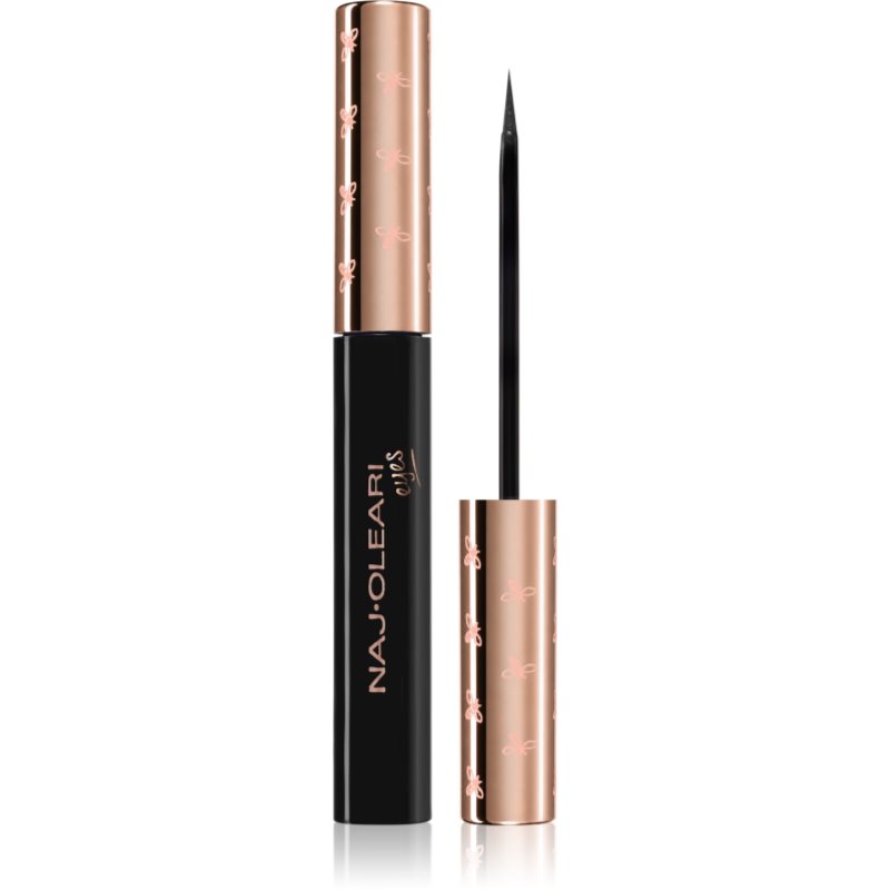 Naj Oleari Impeccable Eyeliner eyeliner pentru femei 01 Vinyl Black 4 ml