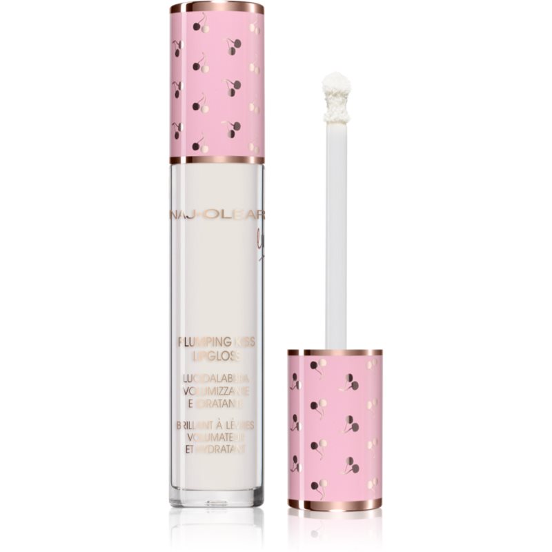 Naj Oleari Plumping Kiss Lip Gloss Luciu de buze hidratant pentru un volum suplimentar pentru femei 00 Crystal 6 ml