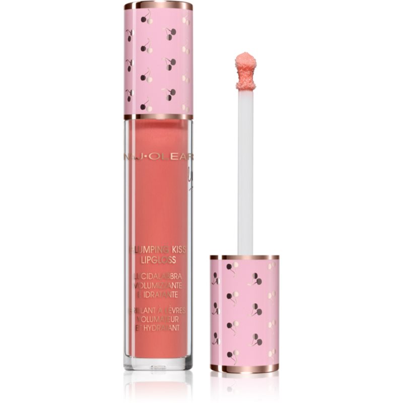 Naj Oleari Plumping Kiss Lip Gloss Luciu de buze hidratant pentru un volum suplimentar pentru femei 05 Peach Sorbet 6 ml