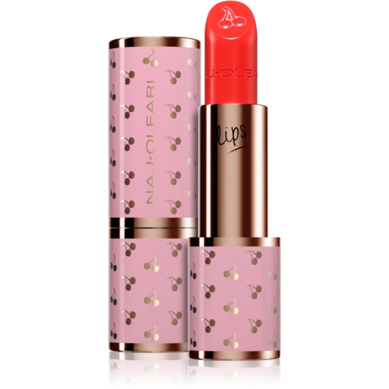Naj Oleari Creamy Delight Lipstick ruj crema pentru femei 12 Coral Red 4.2 g