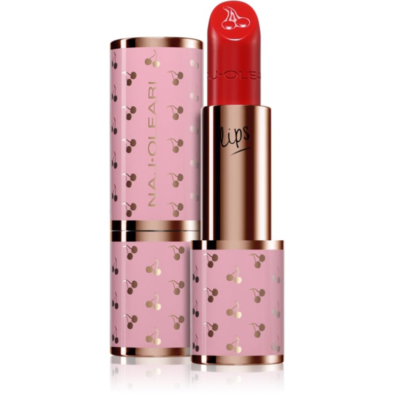 Naj Oleari Creamy Delight Lipstick ruj crema pentru femei 14 Cherry Red 4.2 g