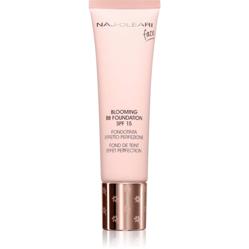 Naj Oleari Blooming BB Foundation crema BB pentru femei 01 Porcelain 30 ml