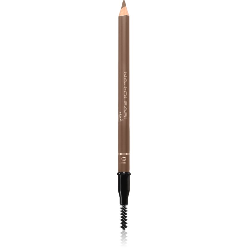 Naj Oleari Fill-in Brow Pencil creion pentru sprancene cu pensula pentru femei 01 Blondes 1.1 g