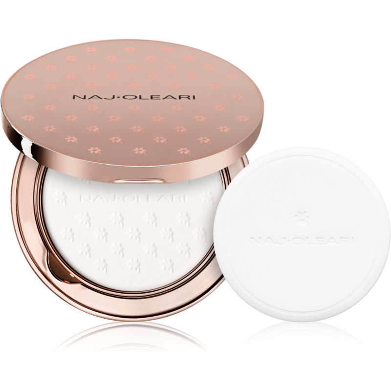 Naj Oleari No More Pore Mattifying Powder pudră transparentă compactă cu efect matifiant pentru femei 01 Clear 7 g