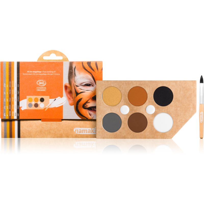 Namaki Color Face Painting Kit Wild Life Face set pentru copii 1 buc