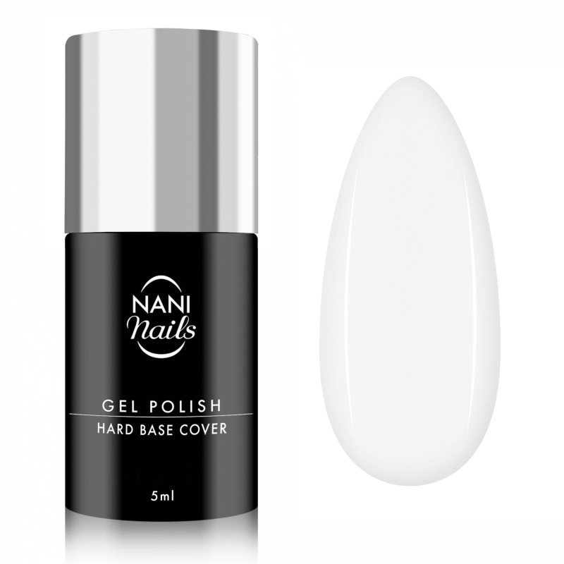 NaniNails NANI Hard Base Cover lac intaritor de baza pentru unghii Milky Elegance 5 ml