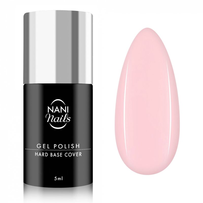 NaniNails NANI Hard Base Cover lac intaritor de baza pentru unghii Mysty Rose 5 ml
