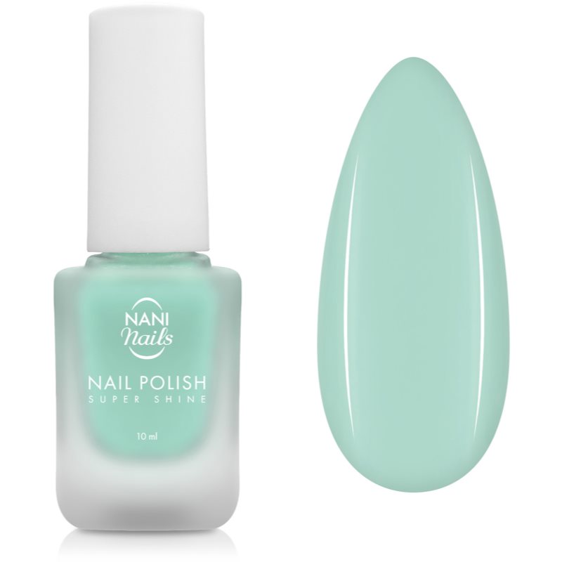 NaniNails NANI Super Shine lac de unghii cu rezistenta indelungata culoare Mint Fantasy 10 ml